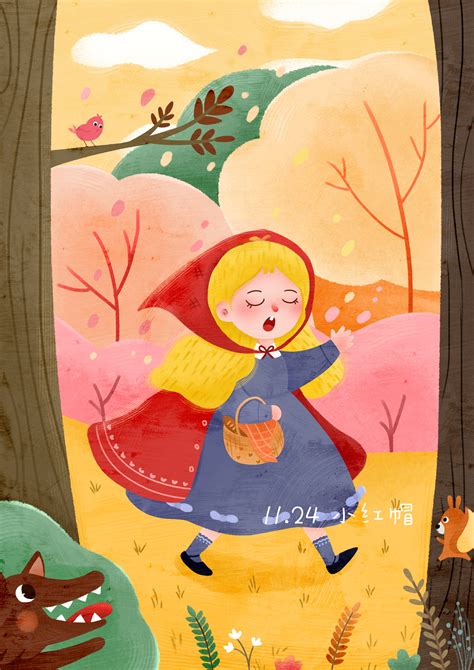 童话故事封面一套|插画|儿童插画|kk橙月 - 原创作品 - 站酷 (ZCOOL)
