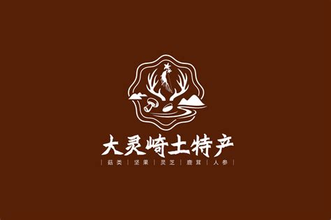 大灵崎东北土特产标志logo图片-诗宸标志设计