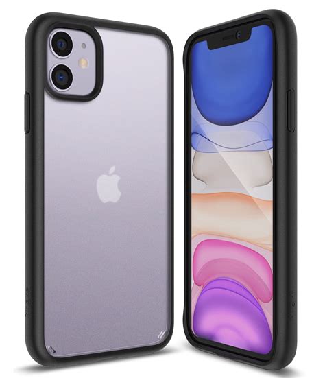 Ringke Fusion Matte Case Compatible with iPhone 11, Translucent PC Back ...