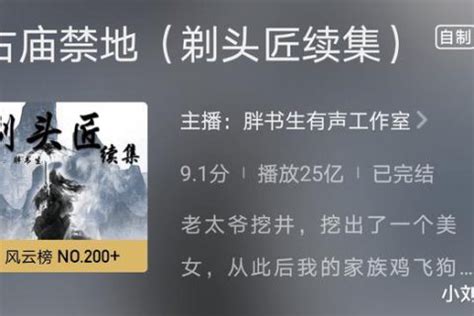 有声小说排行榜2022前十名 播放量最高的有声小说推荐 - 寂寞网