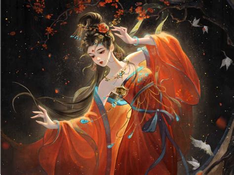 她是唐朝的梅妃，《惊鸿舞》的创始人，也是生不逢时的一代才女