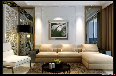 现代简约客厅沙发背景墙家装效果图_土巴兔装修效果图