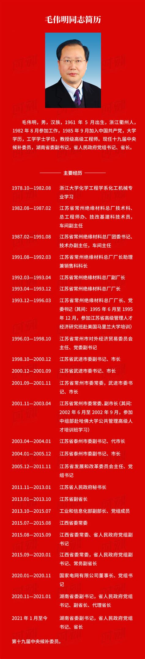 毛伟明：为庆祝建党100周年营造安全稳定的社会环境 - 10号楼 - 新湖南