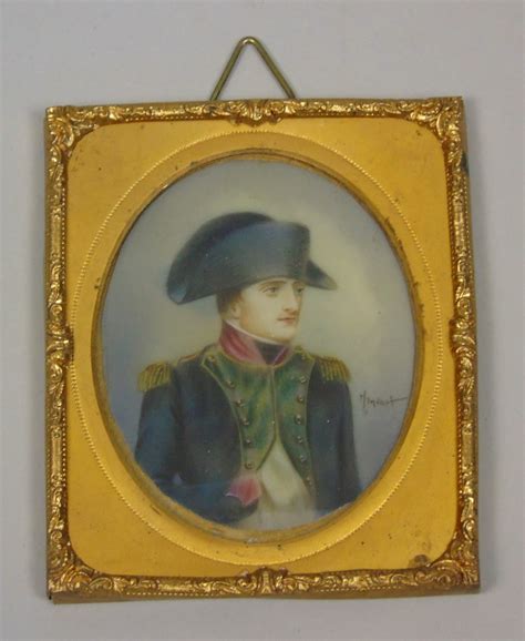Antique Miniature Portrait Napoleon | 859205 | Sellingantiques.co.uk