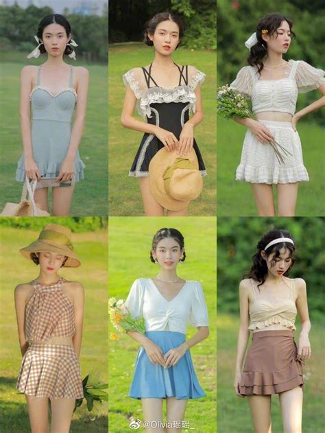 怎么穿泳衣甜美女生头像