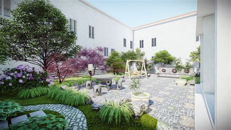 15个超美的小型别墅庭院设计案例 - 成都一方园林绿化公司
