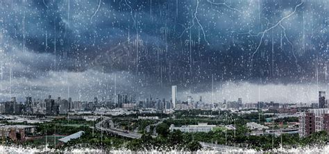 城市暴雨街道洪水内涝高清图片下载-正版图片501643923-摄图网