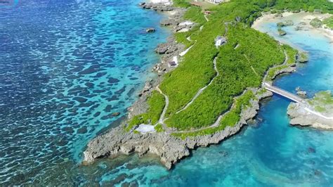 航拍日本冲绳宫古岛：上帝视角俯瞰海景