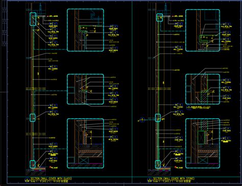 家装CAD图纸[45],欧式风格3房CAD施工图全套附效果图-齐生设计职业学校