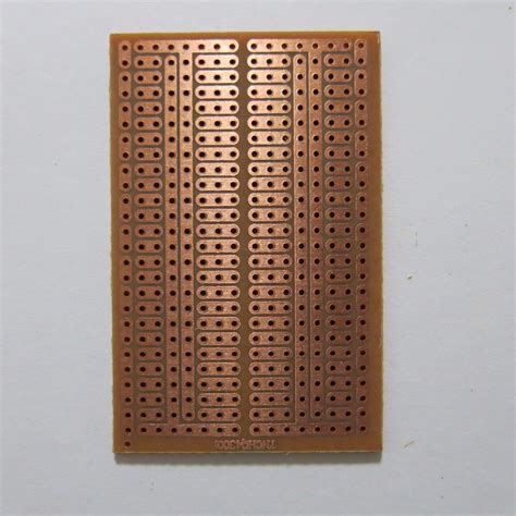 FR-4 Double Side Dot Matrix PCB, 3x7cm, Small Size PCB, Perforated ...