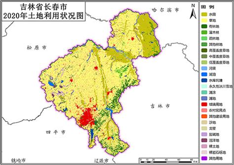 长春地势高低图图片