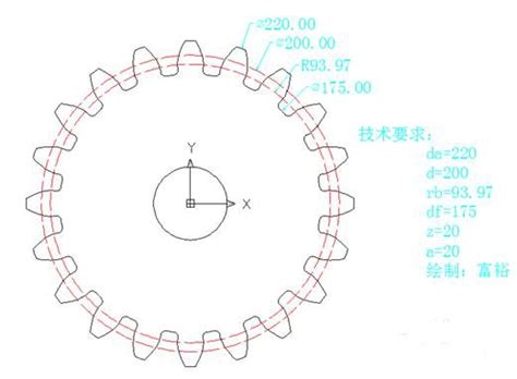 CAD实例教程：使用CAD绘制齿轮_3D打印网