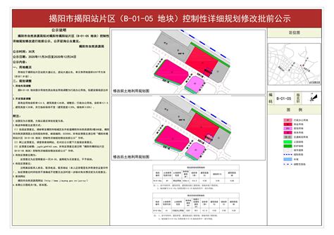 揭阳市揭阳站片区（B-01-05地块）控制性详细规划修改批前公示（锡场派出所）-民意征集