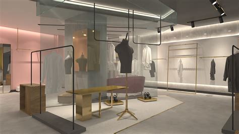 中高端服装店设计|空间|室内设计|冯老师设计 - 原创作品 - 站酷 (ZCOOL)