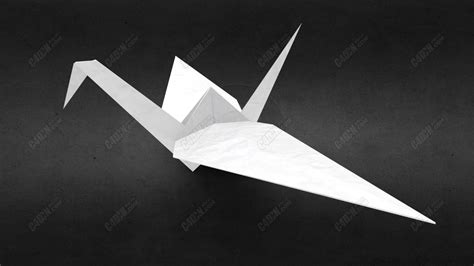 教你折千纸鹤的升级版，更好看的天使之翼千纸鹤！