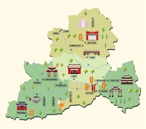 河南旅游景点地图图片