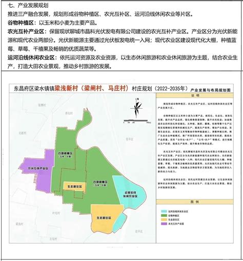 东昌府区梁水镇一村庄2022-2035年规划公告发布！_房产资讯_房天下