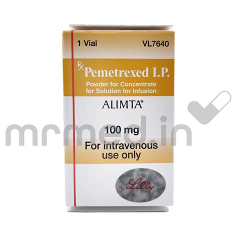 Alimta 500mg vial for injection - Vaximax Marketing Ventures Inc.