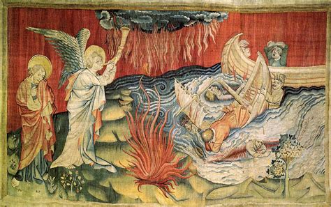 中世纪最壮观挂毯（法国昂热城堡珍藏）：圣经启示录2：死亡四骑士，七号吹响七灾（超清大图） - 知乎