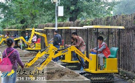 儿童挖掘机 室外儿童游乐挖掘机 360度旋转大型仿真儿童挖土机-阿里巴巴