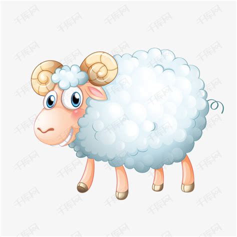 卡通可爱的绵羊动物设计素材图片免费下载_高清psd_千库网(图片编号10032680)