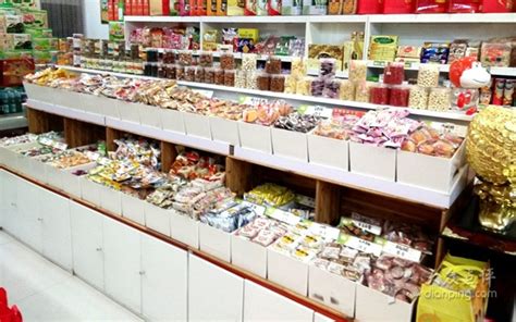 休闲食品柜台,超市休闲食品花样列,休闲食品海报_大山谷图库