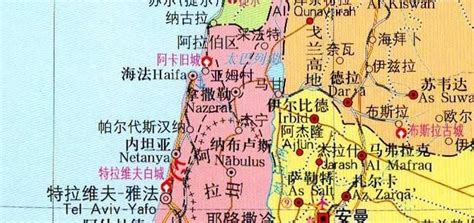 以色列世界地图图片