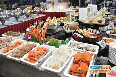 自助餐海鲜台龙虾螃蟹扇贝,西餐美食,食品餐饮,摄影素材,汇图网www.huitu.com