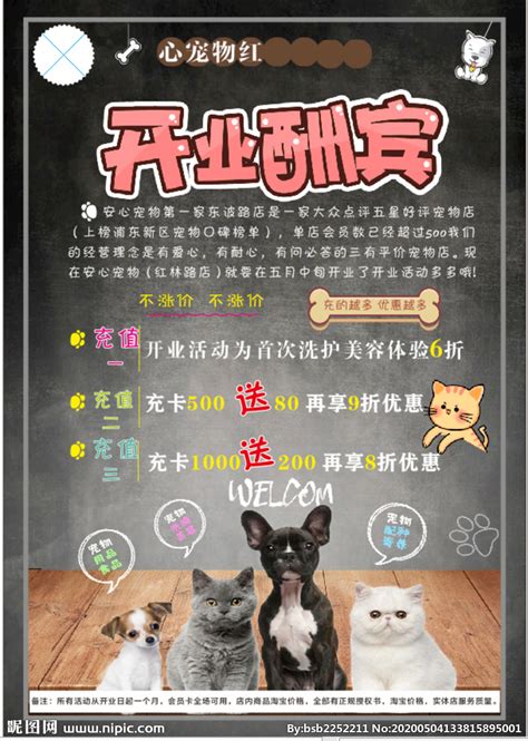 宠物店促销海报设计图__海报设计_广告设计_设计图库_昵图网nipic.com