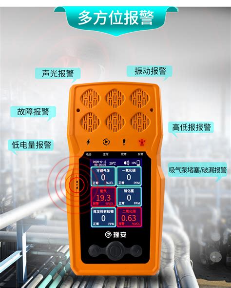 供应BTQ-YA-C100FT-便携六种气体泄漏探测器气体浓度实时探测,气体报警器-仪表网