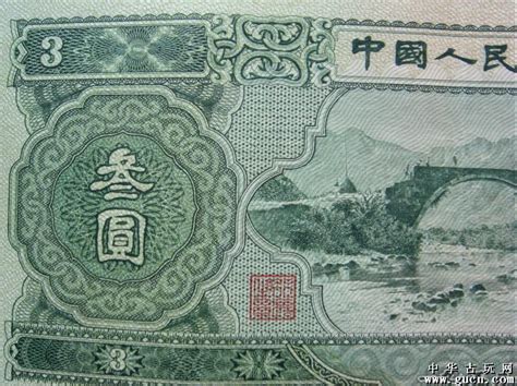 3元人民币图片