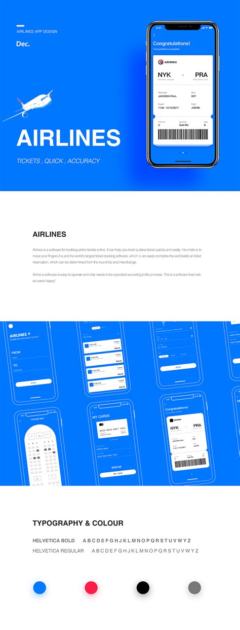 机票预订App UI设计素材 Flight Booking App UI Kit – 设计小咖