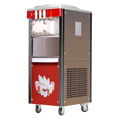 冰淇淋机|商用冰激凌雪糕机|双系统全自动智能立式甜筒机|价格|厂家|多少钱-全球塑胶网