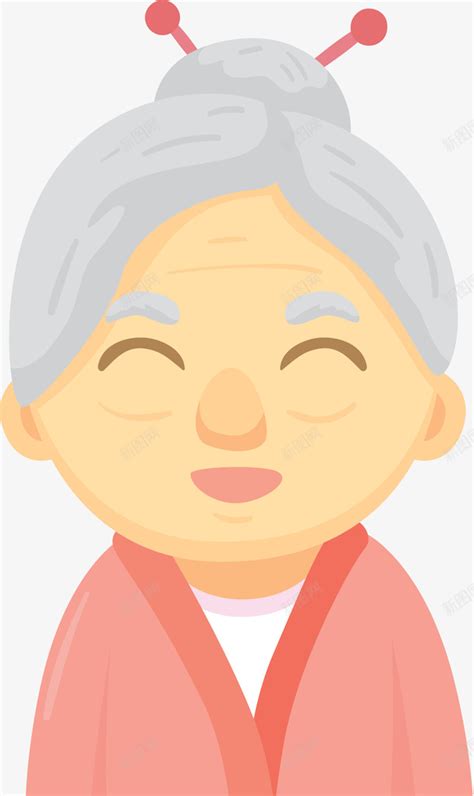 重阳节微笑开心老奶奶png图片免费下载-素材7QzPPqgPk-新图网