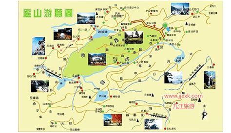 庐山旅游地图高清版 庐山景区地图 - 【庐山旅游地图】