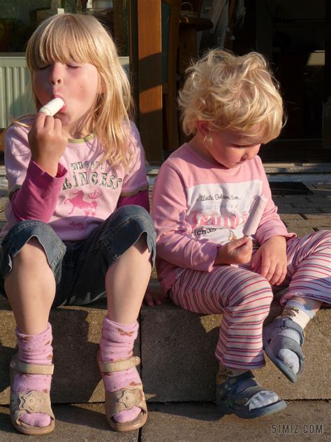 孩子 夏季 冰 吃冰淇淋 甜美 享受图片免费下载 - 觅知网