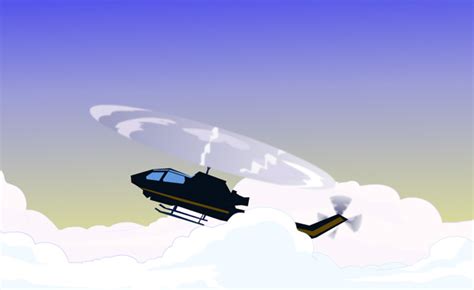 直升飞机在云层中飞行的动画短片模板_漫品狗_MG动画短片素材_flash源文件_动漫矢量图免费素材网