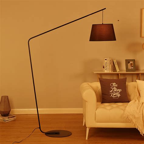 落地灯卧室书房床头灯创意个性LED布艺遥控现代简约客厅落地台灯-阿里巴巴