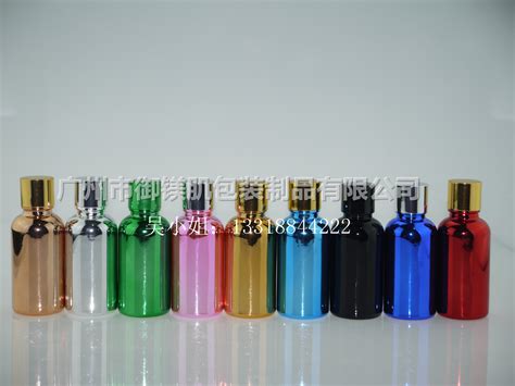 电镀瓶 彩色西林瓶 6ml高档玻璃瓶 UV电镀化妆品源液 可烫金丝印-阿里巴巴