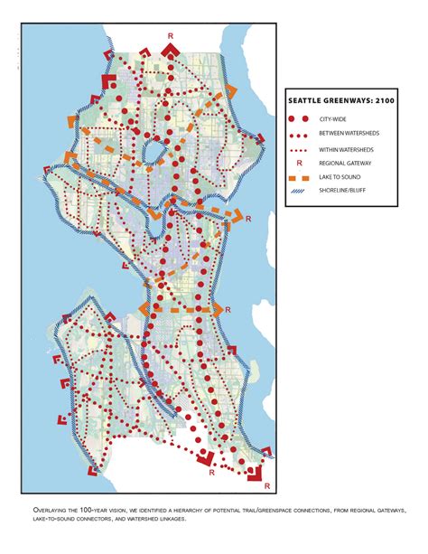 2100年西雅图开放空间——下世纪西雅图绿色基础设施远景规划（Ope-居住区案例-筑龙园林景观论坛