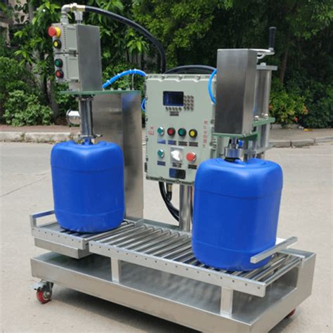 GZM-25升液体灌装机，25升葵花子油定量分装机_树脂灌装机-上海广志自动化设备有限公司