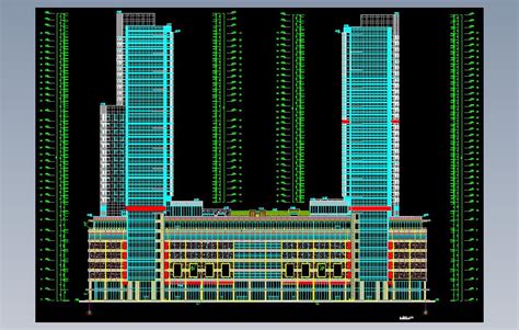 南京国际商城CAD建筑施工图纸_AutoCAD_模型图纸免费下载 – 懒石网