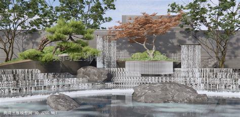 新中式风情庭院水景设计——花卉、流水、山石、游鱼、睡莲、绿植.....美上了天！_田原景观
