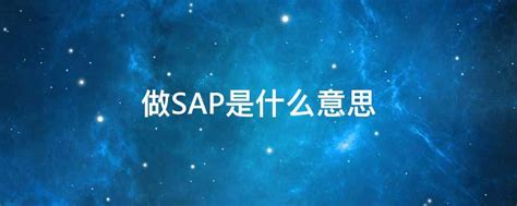 SAP products