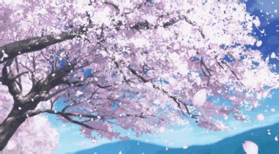 樱花与蓝天插画图片下载-正版图片400056492-摄图网