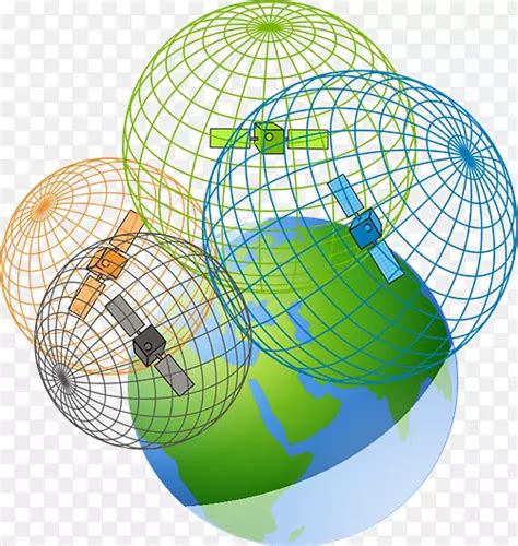 全球定位系统地图定位图标PNG素材