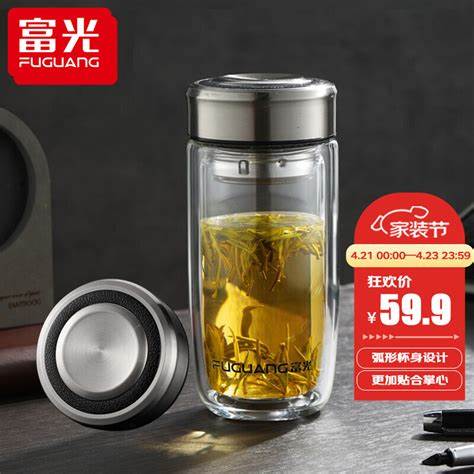 男士大口玻璃杯1000ml