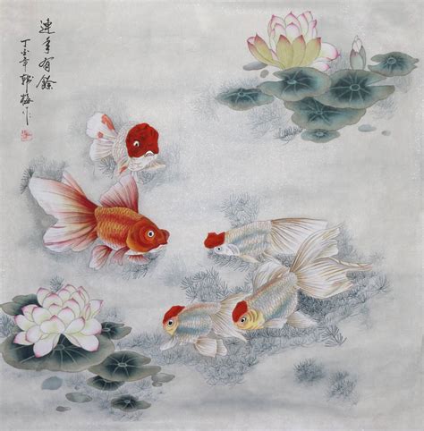 九鱼图的寓意图片
