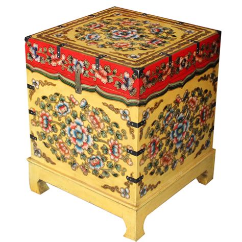 藏式家具实木沙发角柜西藏箱子角几做旧仿古边几轻奢床头柜小茶几_虎窝淘