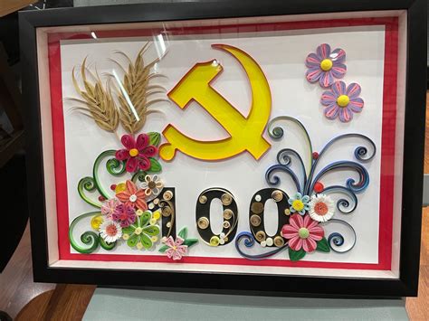 会昌社区：颗颗红心向着党手工制作 喜迎党的百岁生日